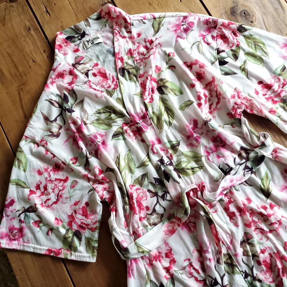 Show Me Your MuMu Women's Brie Floral Lightweight Robe